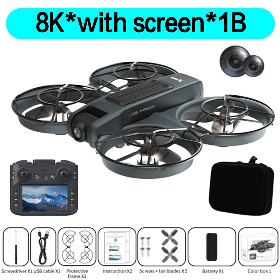 Xiaomi Mijia X226/X226VR Drone 4K Professional Dual Camera Brushless motor Optical Flow Avoidance Remote Control Quadcopter toys