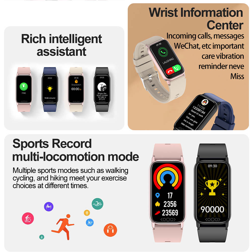 GEJIAN 2025 Smart Watch HD Touch Screen Heart Rate Monitoring Call Reminder GPS Sports Trajectory Waterproof Fitness Smartwatch