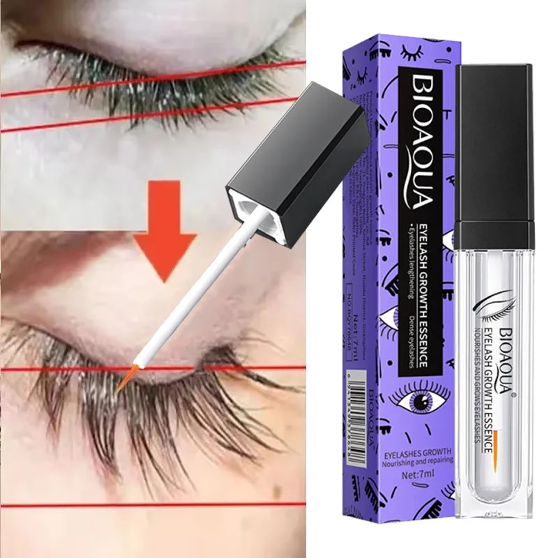 Fast Eyelash Growth Serum 7 Days Natural Eyelash Enhancer Longer Fuller Thicker Curling Lash Treatment Eye Care Products Makeup