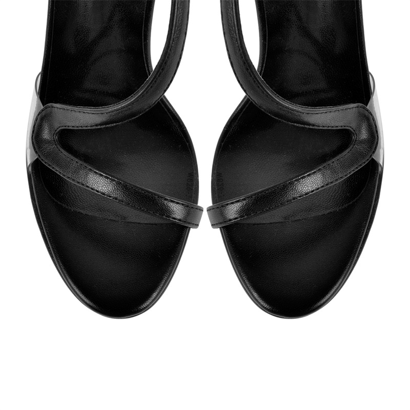 Onlymaker Women Open Toe Platform Sandals Thin High Heel  Party Evening Dress Stiletto Heels Sandals