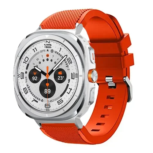 sports soft Silicone Strap For Samsung Galaxy Watch Ultra 2025 47mm breathable band For Samsung Watch 8 40mm 44mm 8 Classic 46mm