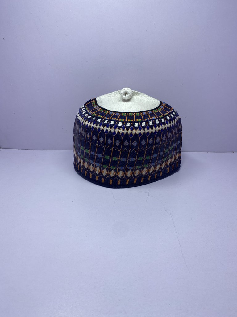 Maiduguri – Hausa/Fulani Cap, Kufi, Handwoven Cap, Zawa