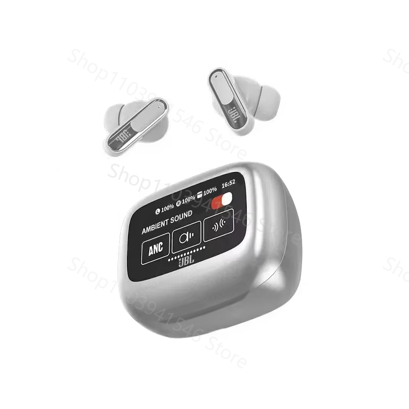 JBL Live Beam 3 True wireless noise cancelling enclosed earbuds, 6 microphones for perfect communication, IP55 waterproof
