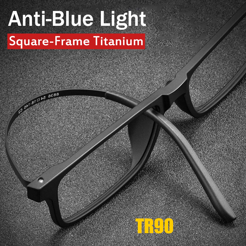 2025 Titanium Progressive Multifocal Reading Glasses Men Women Anti Blue Light Presbyopic Glasses Half Frame High Quality 1.5