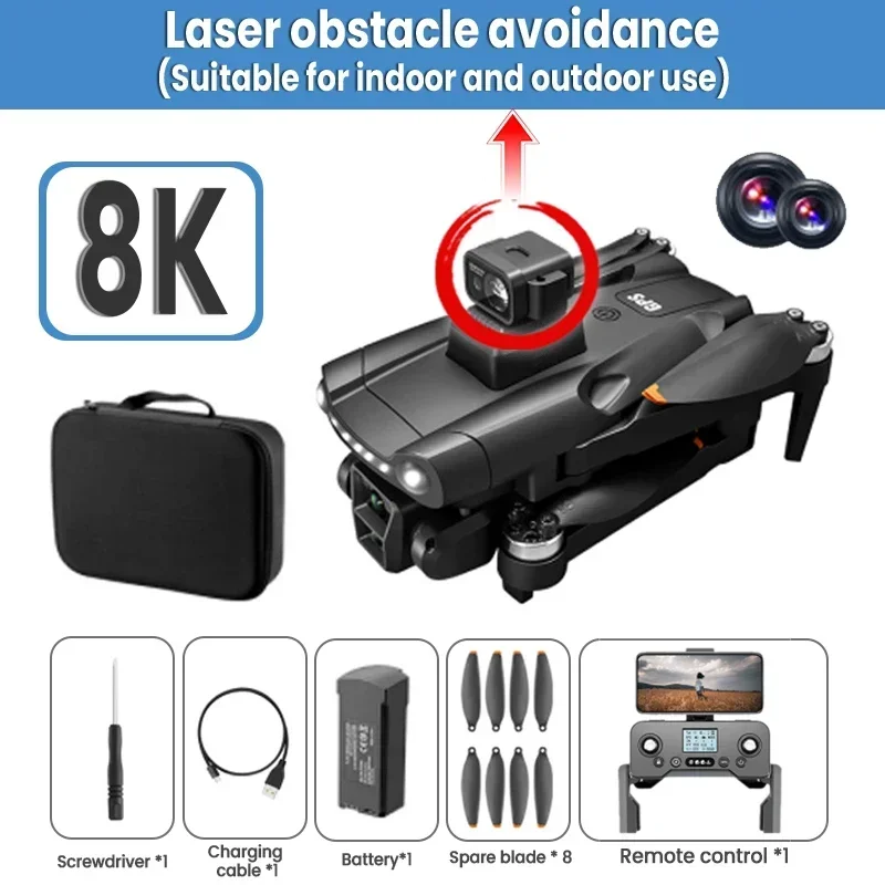 Xiaomi MIJIA V198GPS Drone ESC 8K HD Profesional  Brushless Laser obstacle avoidance Aerial Optical Foldable Quadcopter Dron New
