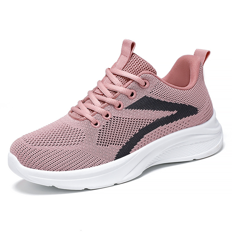 Women Casual Sport Shoes Breathable Lightweight Sneakers Outdoor Mesh Black Running Shoes Athletic Jogging Tenis Walking Shoes