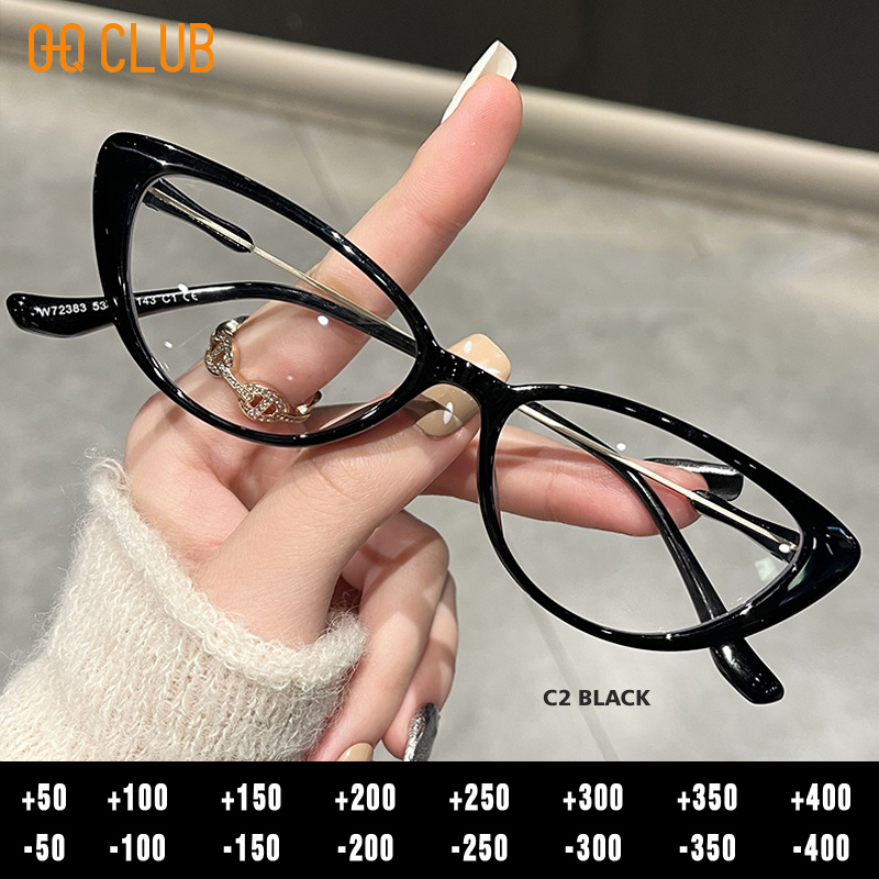 O-Q CLUB Women's Grade Glasses Men Optical Lenses Transparent Eyepieces for Reading Lunettes Myopia Eyeglasses Photochromic Lens