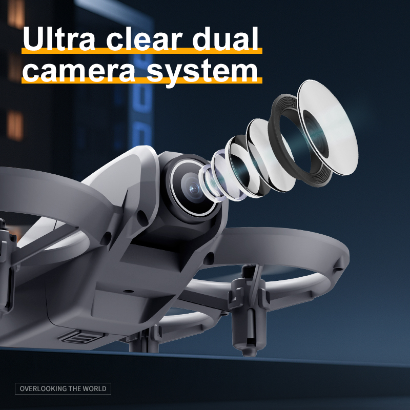 M9 Drone Mini 4K HD Dual Camera Aerial Photography Headless mode Optical Flow Positioning Stunt Roll Beginner Quadcopter Drone