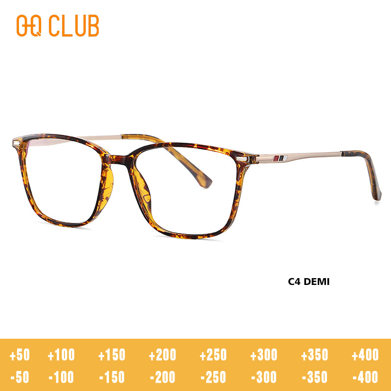 O-Q CLUB Graduated Lenses to Read Men`s Glasses for Reading Glass for Man Lunette Myopia Eyeglasses Photochromic Women Lens Eye