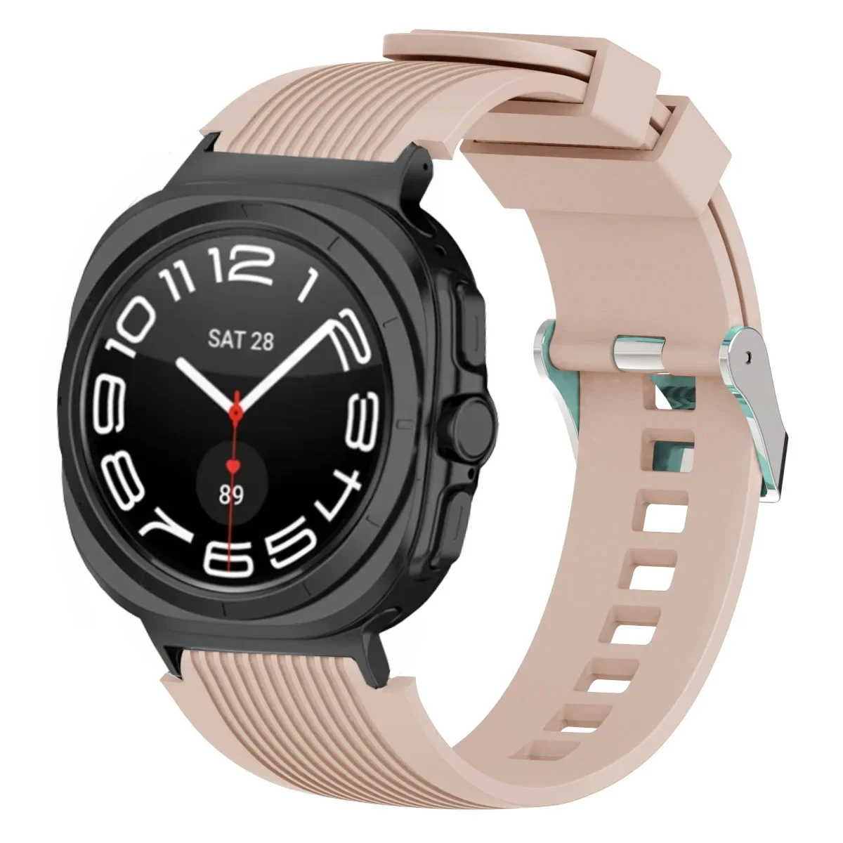 sports soft Silicone Strap For Samsung Galaxy Watch Ultra 2025 47mm breathable band For Samsung Watch 8 40mm 44mm 8 Classic 46mm