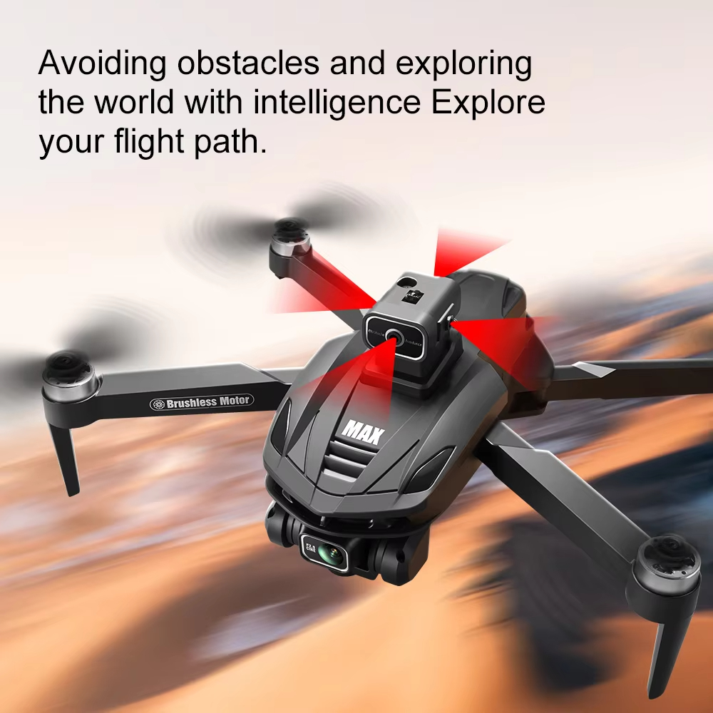 V168 MAX GPS Drone Professional 8K Camera Aerial FPV Brushless Avoiding Obstacle with Large Screen Remote Control Folding Drones