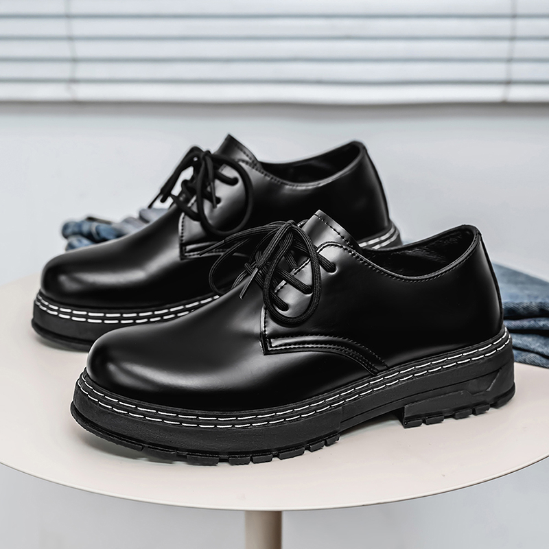 2025 new style, trendy, versatile, fashionable, leather shoes, breathable, wear-resistant, comfortable