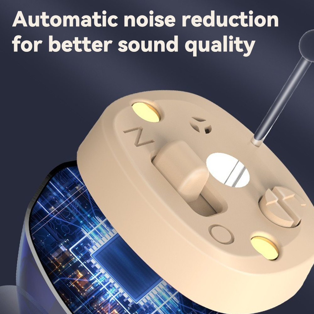 ITE Elderly Hearing Aid Rechargeable Deaf Digital Display The Listening Device Wireless Hearing Amplifier Invisible Hearing Aids