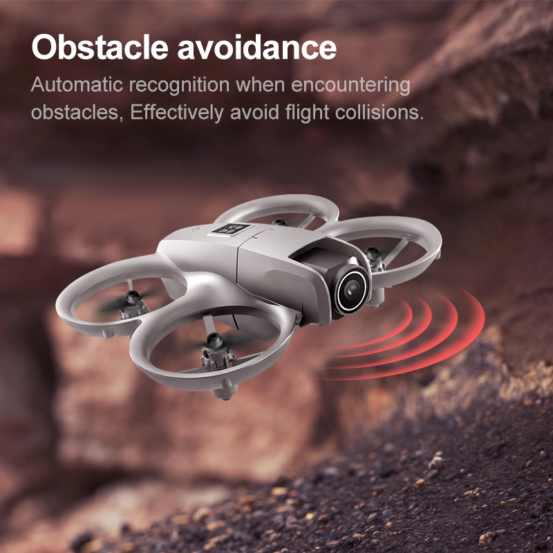 NEW GT3 Mini Foldable Drone With Lights 8k Aerial Photography Optical Flow Positioning 360° Obstacle Avoidance Helicopter Drone