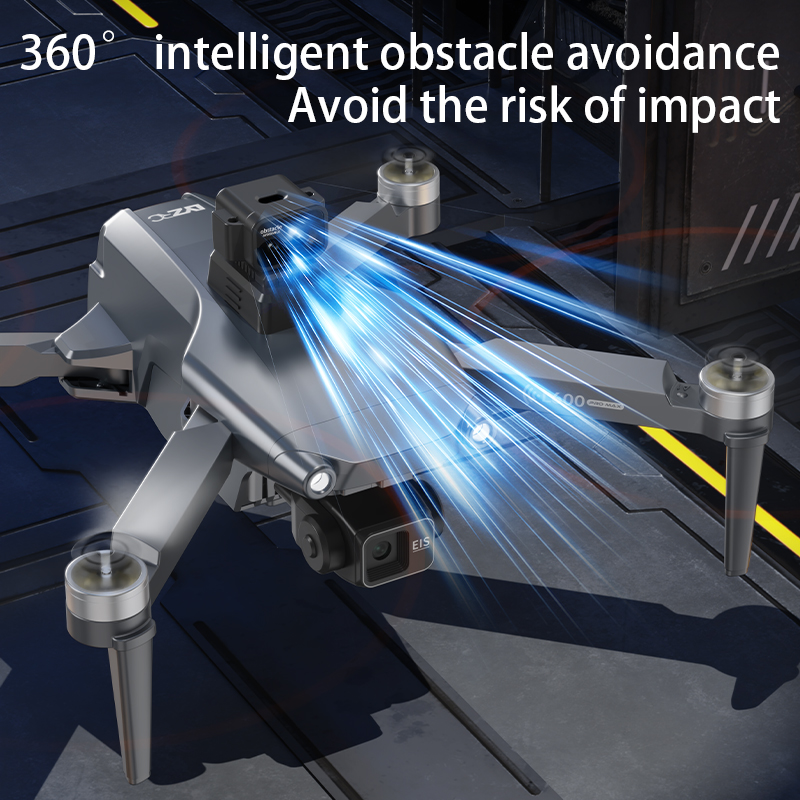 L600 PRO Max GPS Drone 8K Profesional HD Camera 3-axis gimbal Aerial Photography Obstacle Avoidance Upgrade Screen FPV Drone 5KM