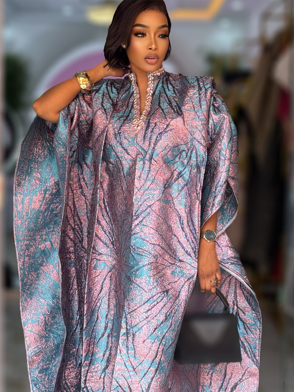 2025 African Dress For Women Traditional Africa Clothing Dashiki Outfits Party Evening Gown Plus Size Kaftan Dubai Muslim Abayas