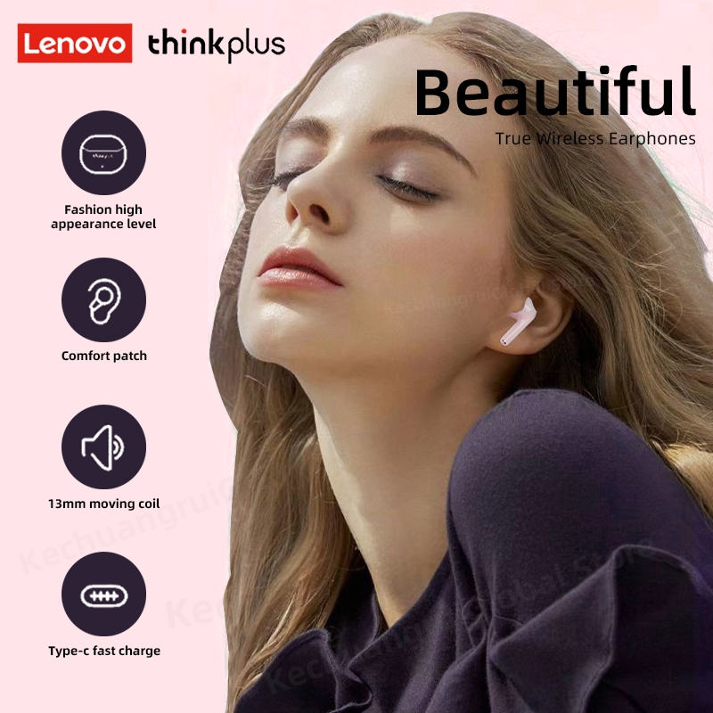 2025 Original Lenovo Earphone Wireless Bluetooth 5.3 Headphones HiFi Stereo Noise Reduction Sport Earbuds Touch Control New Gift