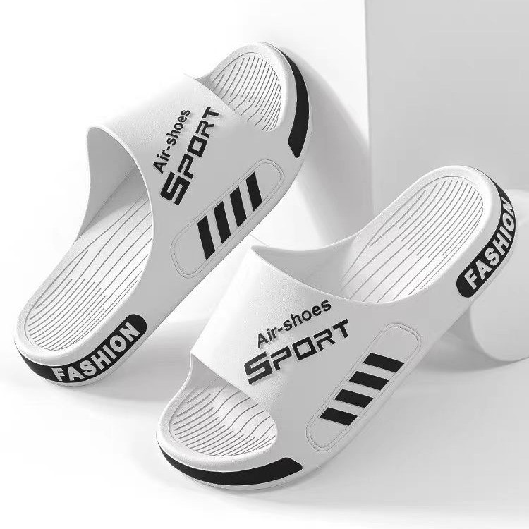 Fashion Men's Slippers Soft Sole Non-slip Men Flip Flops Comfortable Large Size Outdoor Beach Sandals Man Home Bathroom Slippers