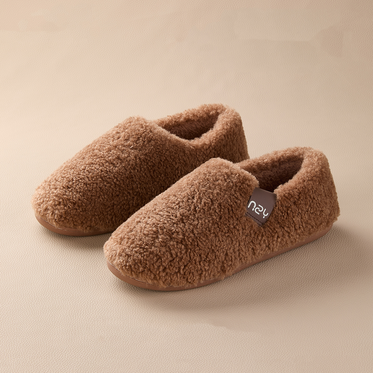 Winter Home Slippers for Women Warm Thick Sole Non Slip Indoor Slippers for Men Fluffy Bedroom Slippers for Unisex