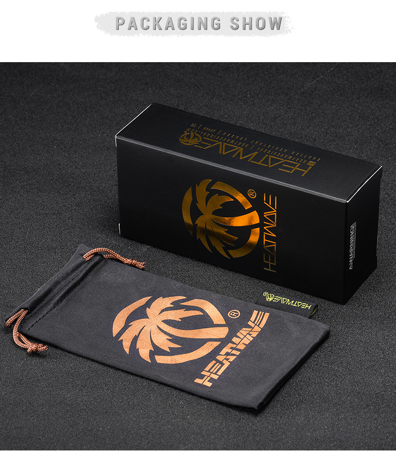 luxury brand Heat Wave brand sunglasses sport Conjoined lens cycling Women men sun glasses UV