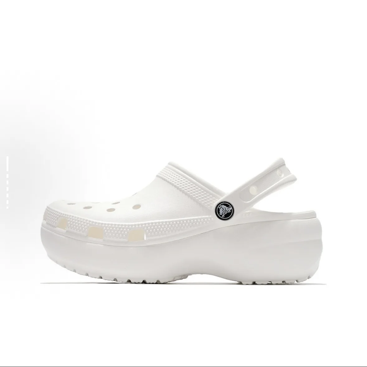 Cloud Hole Cloud Ladies Thick Bottom Sandals Beach Slippers Unisex Slip-On Shoes Visual Leg Slimming EVA Material