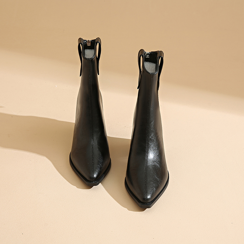 Shoes Spring Autumn Winter 2025 New Women's Boots High Heels Pointed Boots Short Boots