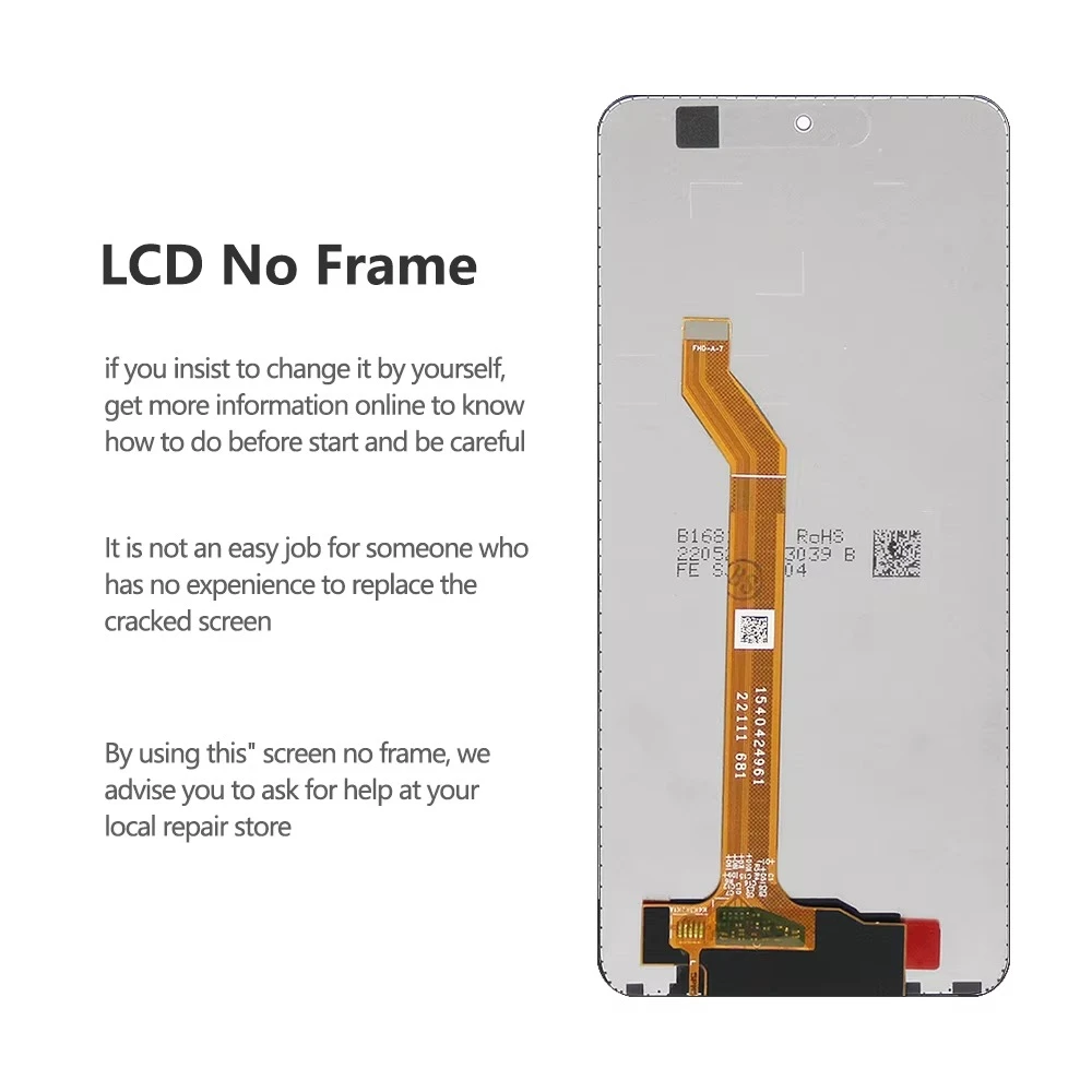 6.81" For Honor X9 4G/5G LCD Display Screen Touch Panel Digitizer Assembly For Honor X9 ANY-NX1 Screen with NO Frame