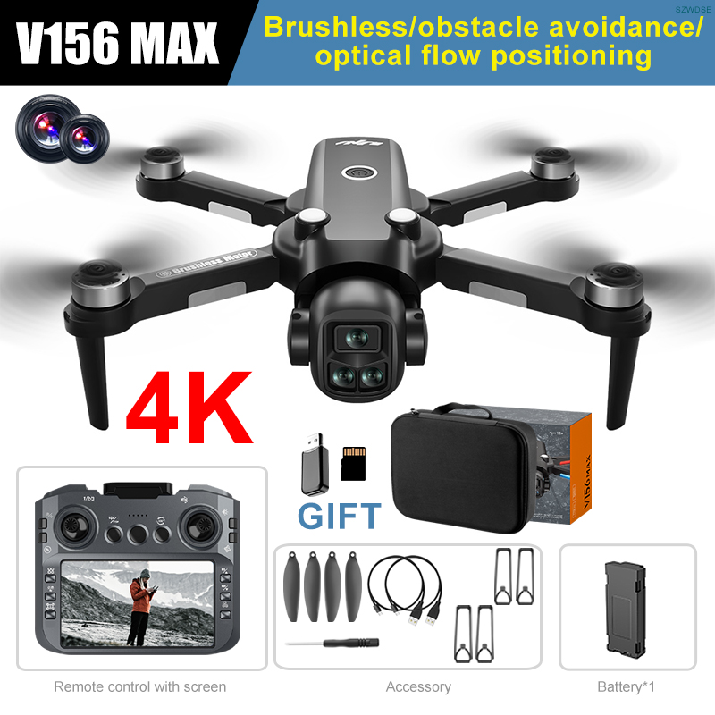 V156 Max Drone 8K Professional Drone With Camrera Remote Control With Screen Brushless Obstacel Avoidance Drone For DJl Mavic 4