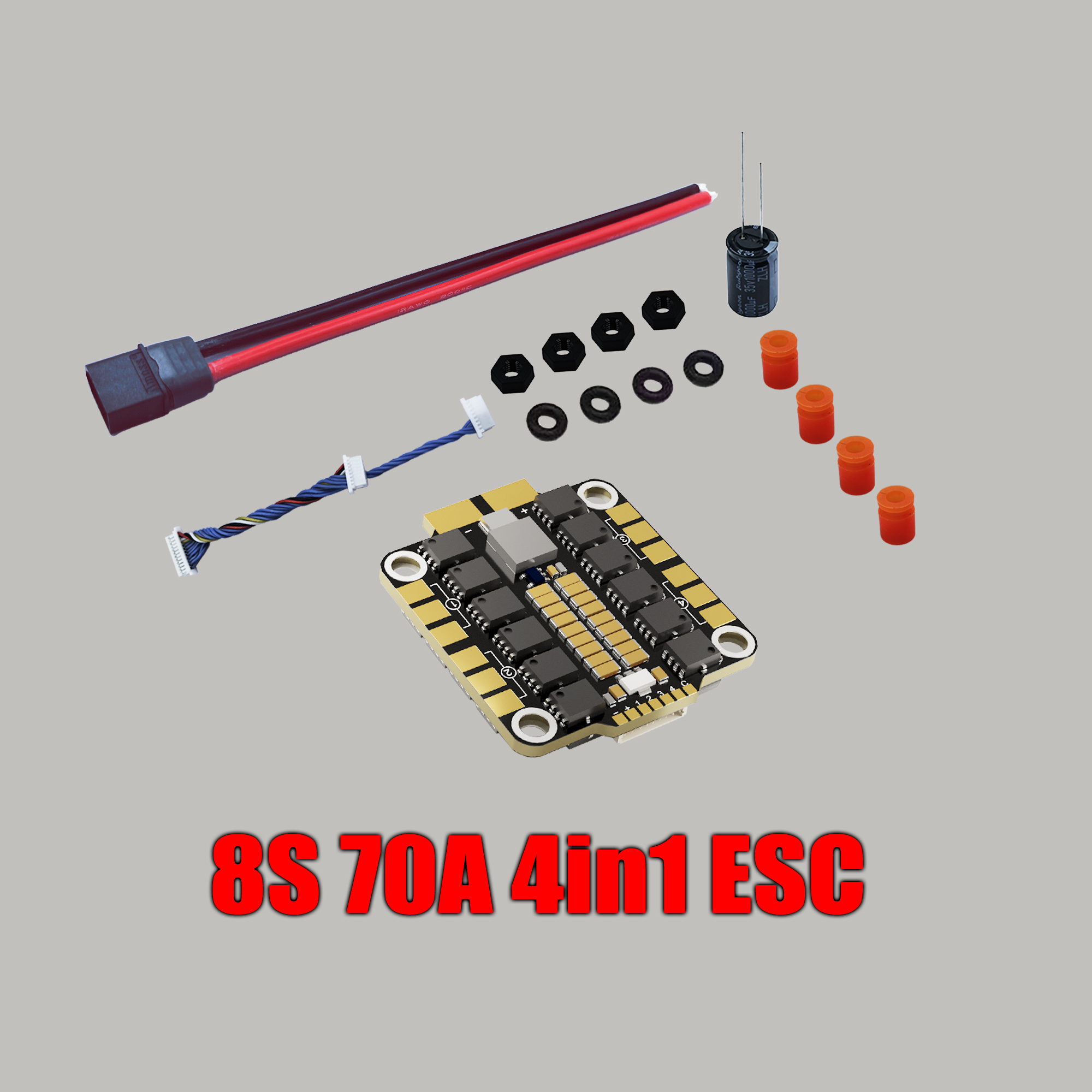 DAKE F435 V3/V4 FC ESC Stack 3-8S Lipo Flight Control BLS 55A/60A/70a 4 in 1 ESC 30x30  RC FPV Racing Drone