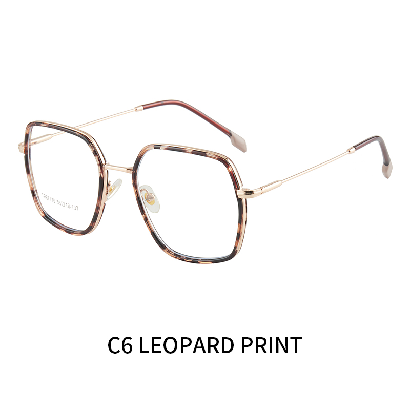 JMISUS Women Metal Prescription Glasses Square Progressive Optical Eyeglasses Anti-Blue Light Myopia/Hyperopia Eyewear