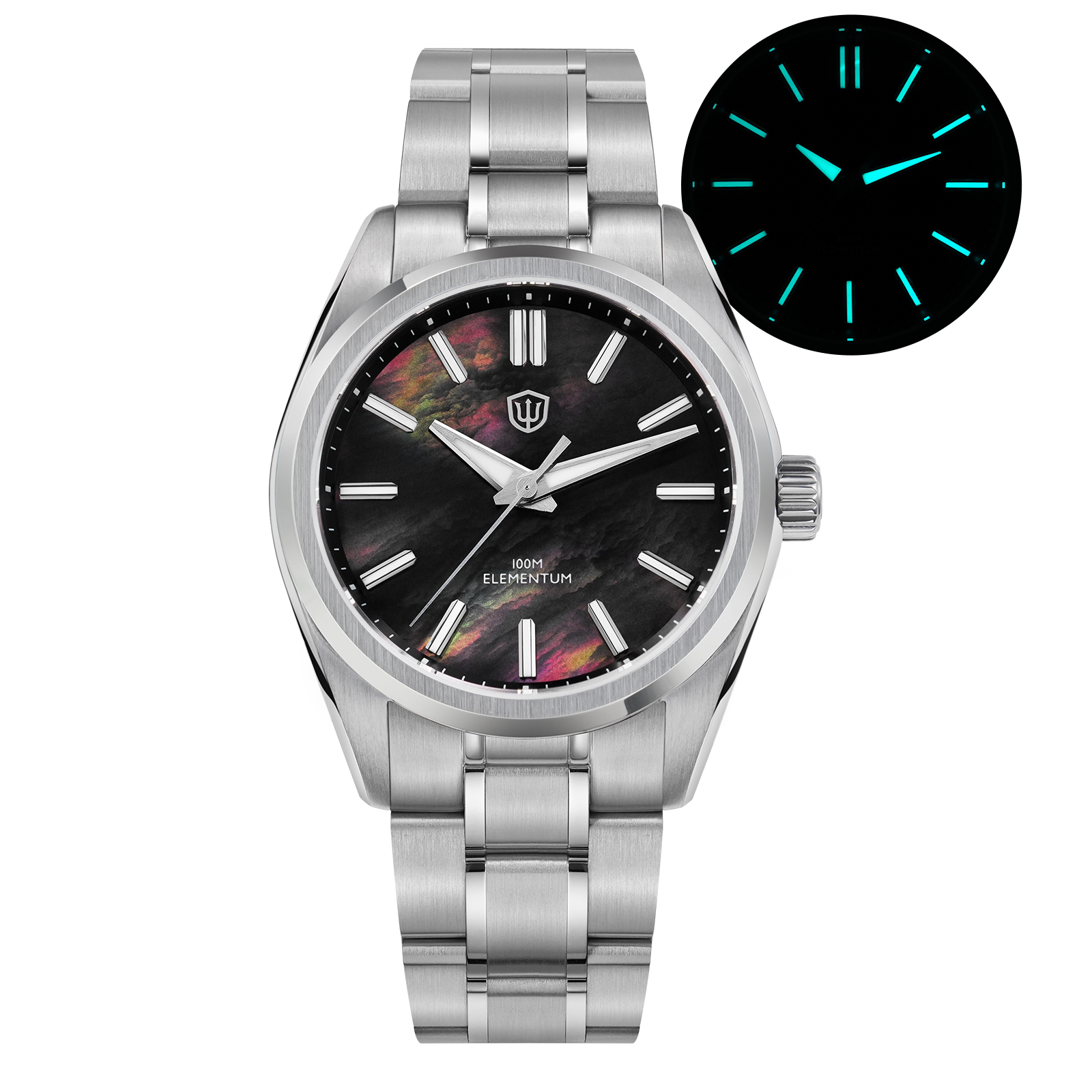 Watchdives WD0003C ice Crack Dial 38mm Men Watch VH31 Sweep Seconds Quartz Movement Sapphire Luminous 10Bar Waterproof Watches