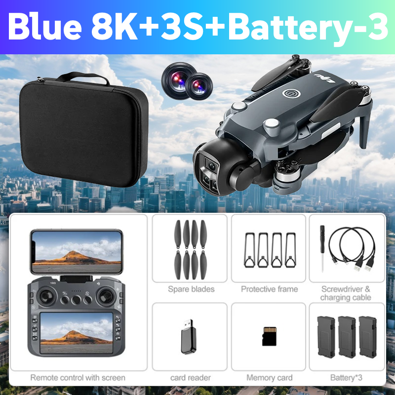 HOT NEW for Xiaomi V988 Camera Drone 8K Professional Dron 4K with Screen Under 249g Remote Control  Brushless RC Quadcopter Toys