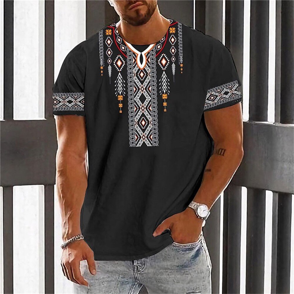 Africa Ethnic T-Shirts African Dashiki 3D Printed Men Women Fashion Streetwear Oversized Short Sleeve T Shirt Tees Tops Clothing