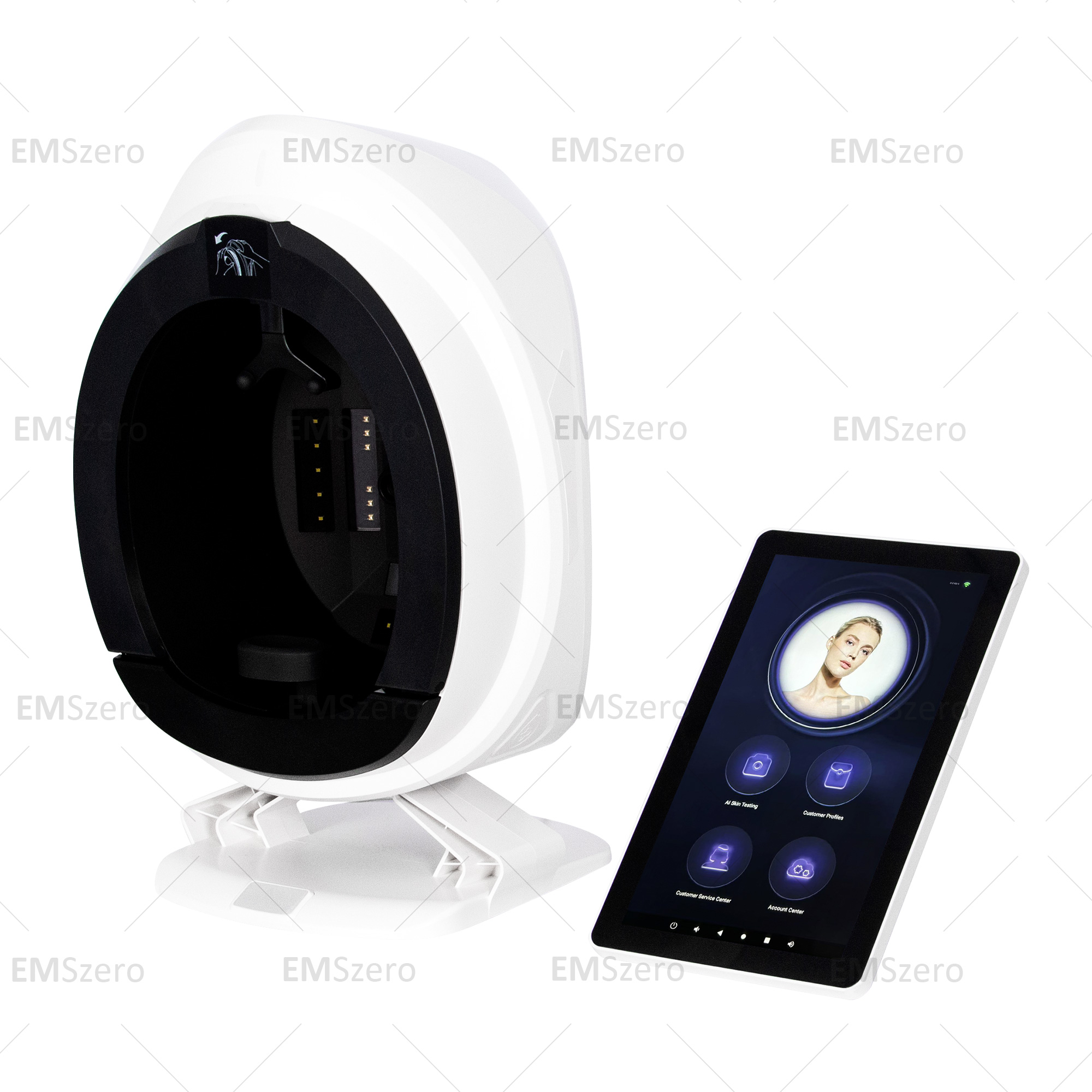 AISIA Q1 3D AI Facial Skin Analyzer Detection Skin Problem Diagnosis 8 Spectrum Professional Analysis Beauty Salon Equipment