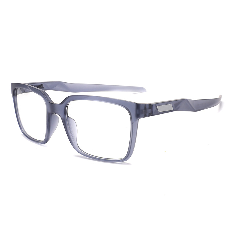 JMISUS Custom Men Prescription Sports Glasses TR90 Square Frame with Blue Light Filter Lenses for Computer Work and Screen Use