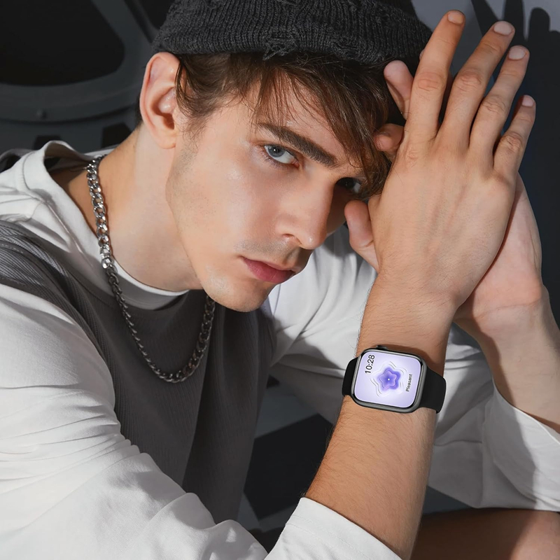 Silicone Band For Apple Watch strap 46mm 44mm 45mm 40mm 41mm 42-38mm 49mm sport bracelet iwatch series 11 10 9 8 7 6 5 SE Ultra3