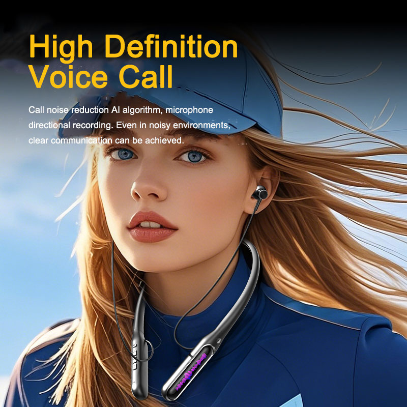 EARDECO Sport Bluetooth Headphone 80 Hours Playback Wireless Headphones Bass Stereo Neckband Phone Headphone Headset with Mic