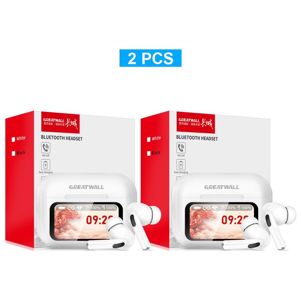 Original GREATWALL TWS Wireless Bluetooth V5.3 Earphones ANC Noise Reduction HiFi HD Call Earbuds Music Headsets Touch Control