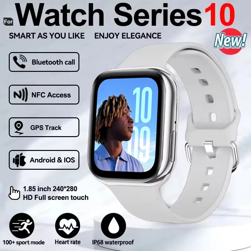 New Series IW10  Watch 10 GPS Track Smart Watch Men Woman HD Bluetooth Call Waterproof Sports SmartWatch For Apple Android IOS
