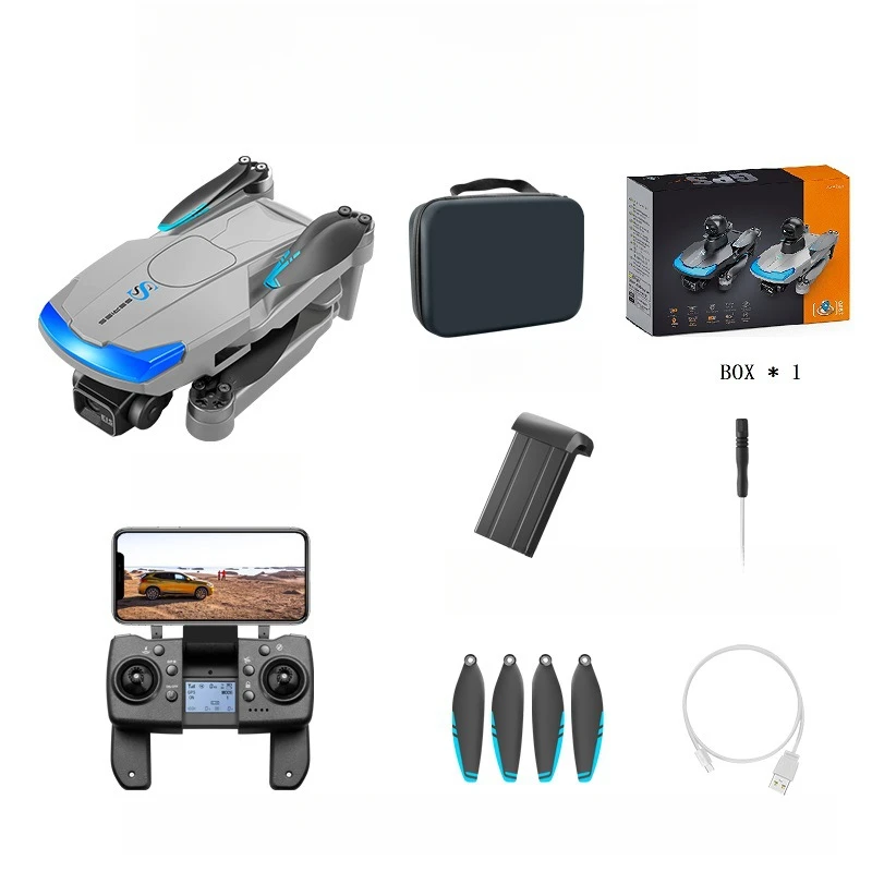 Sales Stock S185 GPS Drone 4K Professional Dual Camera 5G Digital Image Transmission 3-Axis Gimbal 360 OAS 50% Discount