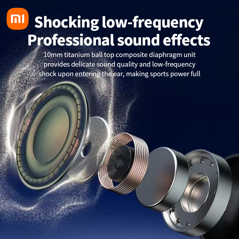 Xiaomi MijiaI BS09 ENC Wireless Earphone Neckband Sport Running In Ear Headphone Bluetooth 5.3 HiFi Stereo Headset