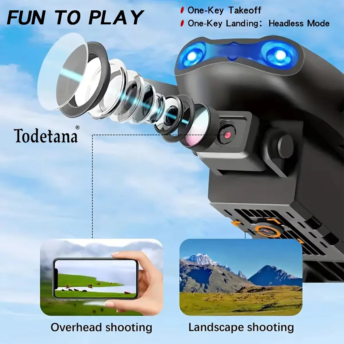 E99 Drone Quadcopter Remote Control Handle Four Axis Aircraft HD 6K Photography UAV Altitude Fixation Helicopter Toys