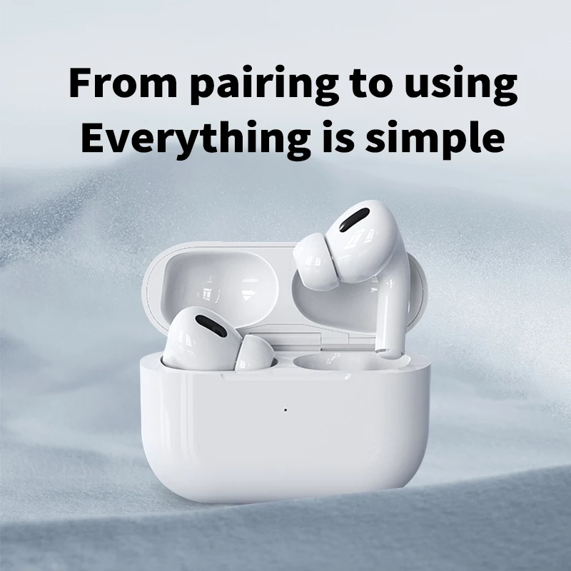 Wireless Bluetooth Earbuds Fake Air Pods TWS 5.3 Touch Control In-Ear Hi-Fi Stereo Earbuds with Charging Case For iPhone