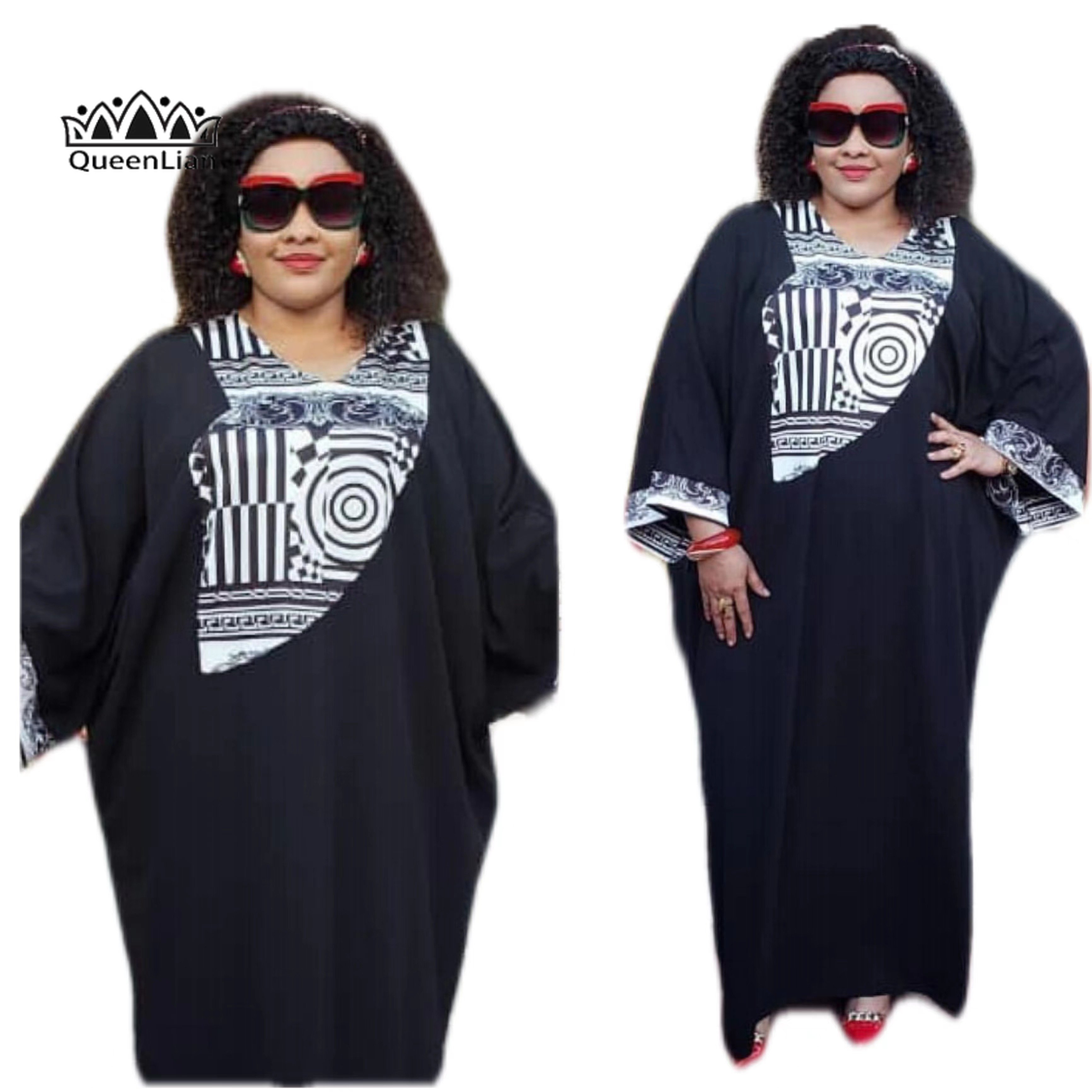 Oversize Vestidos Africanos Para Mujeres Talla Grande  Free Style African Dashiki  Dress for Women