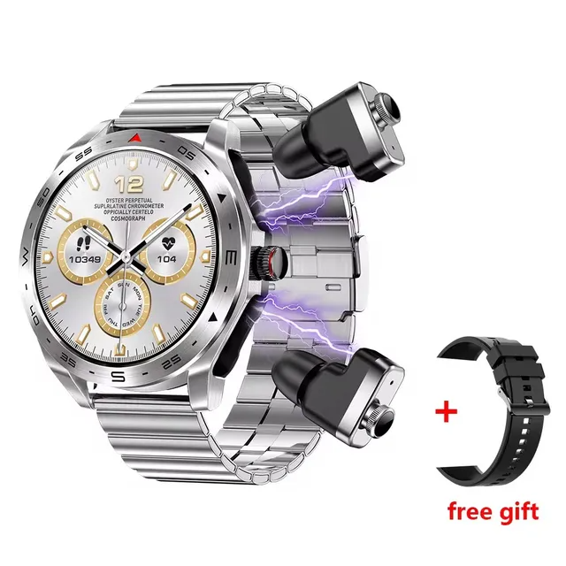 2024 New Smart Watch TWS 2-in-1 Bluetooth Earphones HIFI 9D Sound Quality Bluetooth Call For Men and Women Sports Smartwatches