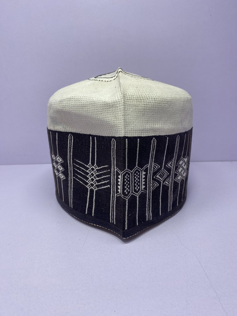 Damanga Premium Hausa/Fulani Handwoven Kufi Cap