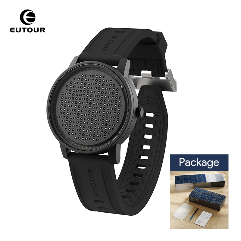 EUTOUR 2025 new magnetic fashion casual quartz watch simple men's watches silicone strap unisex watches