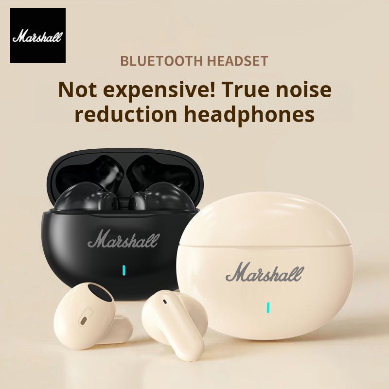 Marshall M21 Bluetooth Headset HiFI Stereo Game Earphone Wireless Sport Earbuds Bluetooth Headphones With Microphone
