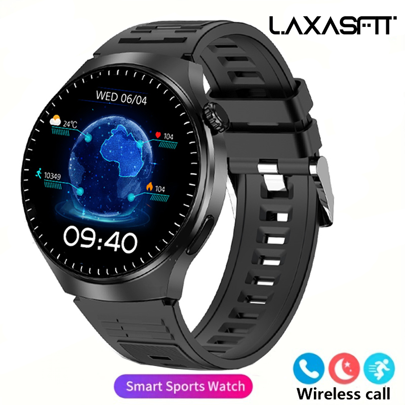 LAXASFIT New Smart Watch 1.52 HD Screen Heart Rate Bluetooth Call NFC Sports Men's Smart Watch 2025