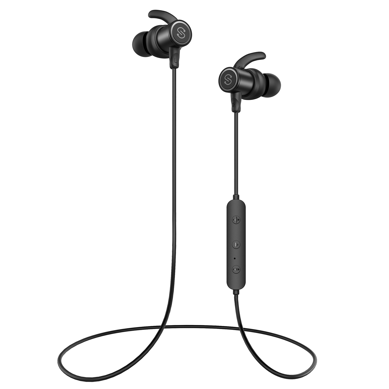 SoundPEATS Q30 HD+ Bluetooth Headphones aptX-HD in-Ear Stereo Wireless V5.2 Magnetic Earphones IPX5 Sweatproof Earbuds with Mic